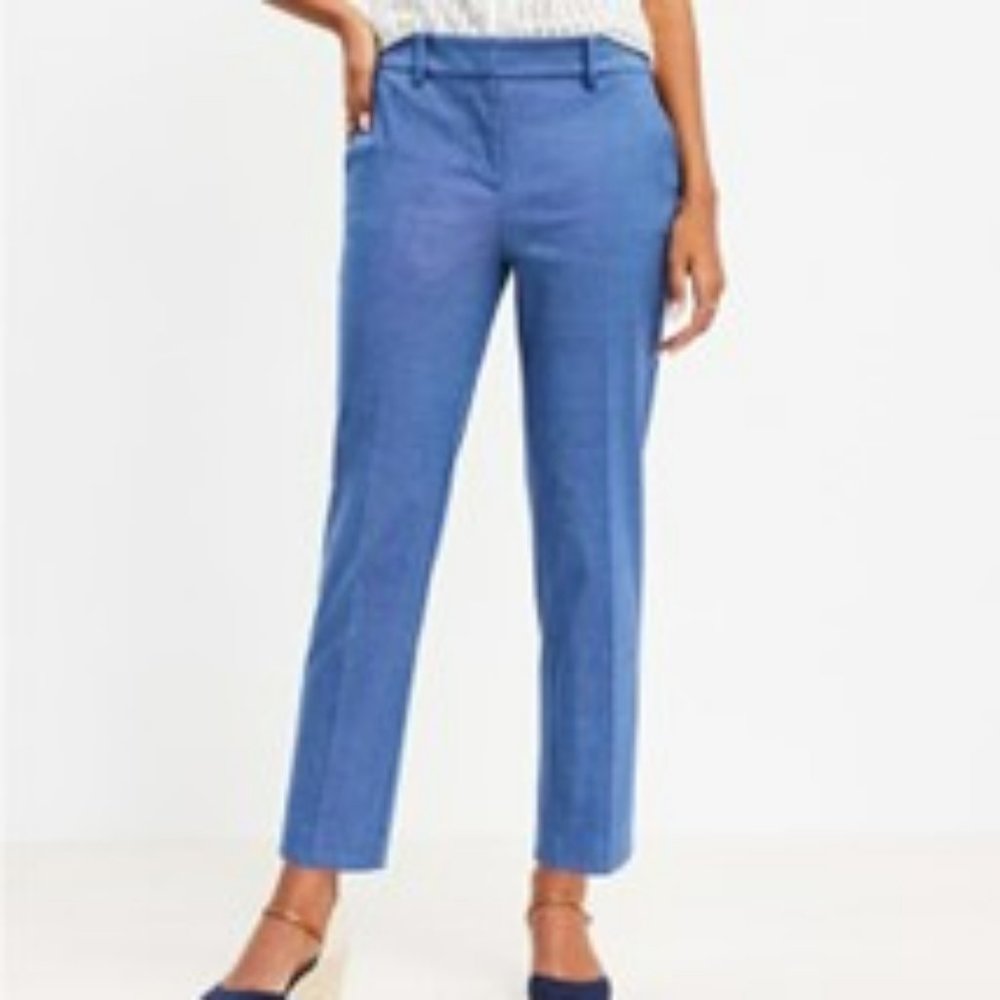 Loft Riviera Slim Pants in Blue